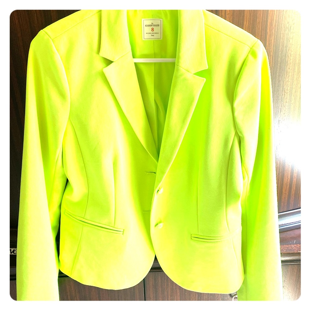 Edgy neon green blazer. Worn twice.